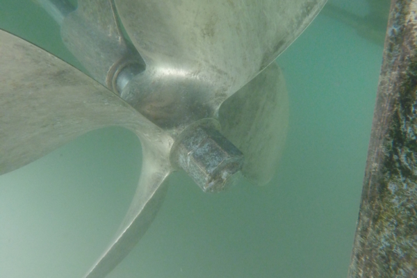 propeller after cleaning